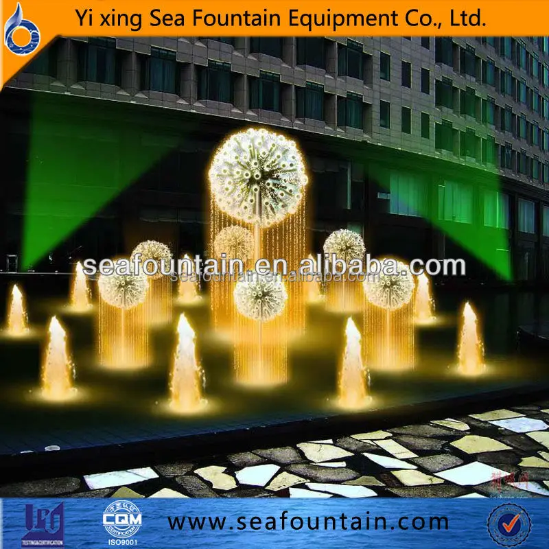 program controlled sphere fountain sphere fountain nozzle