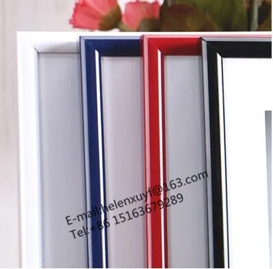 A4 gold and silver plated PVC photo frame