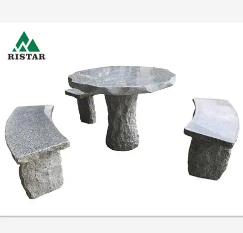 Granite stone table set