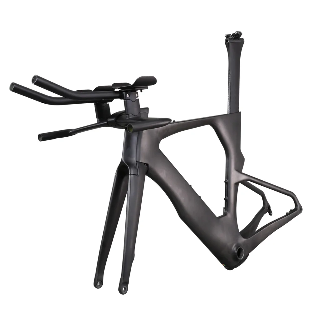 2019 Newest carbon TT bike frames Full carbon time trial disc brake bicycle frame max tire 700C*25MM