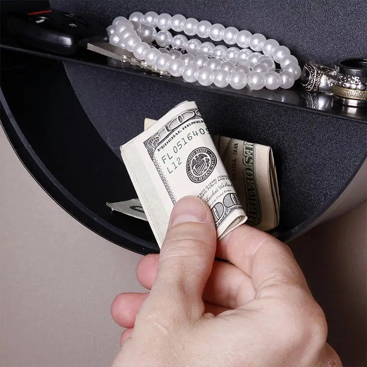 Wall Clock Hidden Secret Safe Container Box for Cash Money Jewelry Storage Security Safes