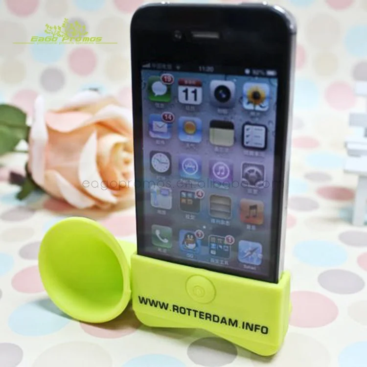 2022 2023 Newest design custom logo printable music egg shape silicone speaker amplifier