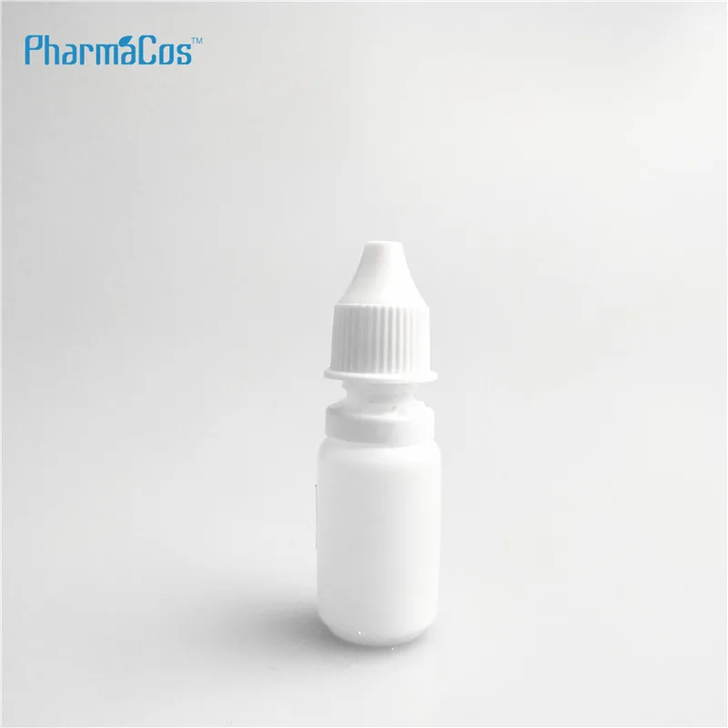 Empty PE Medical Eye Drops Bottle 10ml Plastic Eye Dropper Bottle 20ml with Childproof Cap