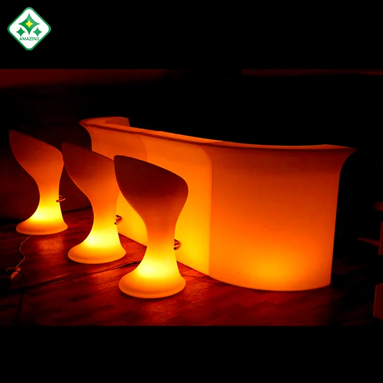 
factory direct LED glowing bar counter drink bar counter for nigh club 
