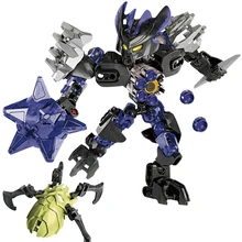 BIONICLE series XSZ 706 jungle Rock Water Earth Ice Fire protecto action figure Building Block Compatible