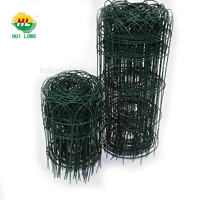 Fence Lawn Edging Garden Border 10m Green PVC Coated Wire Edge Fencing 3 Sizes