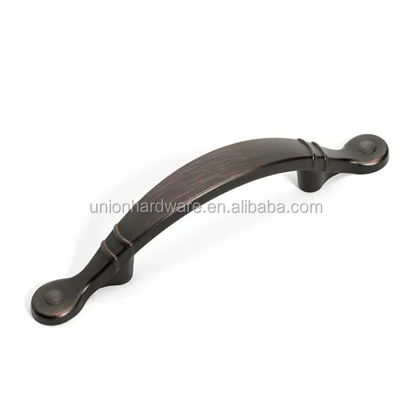 Wholesale decorative zamak cabinet handle in oil rubbed bronze finish,kitchen cabinet handles