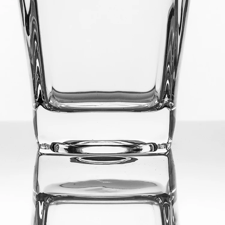 Square Simple Style Crystal Whiskey Rock Glass