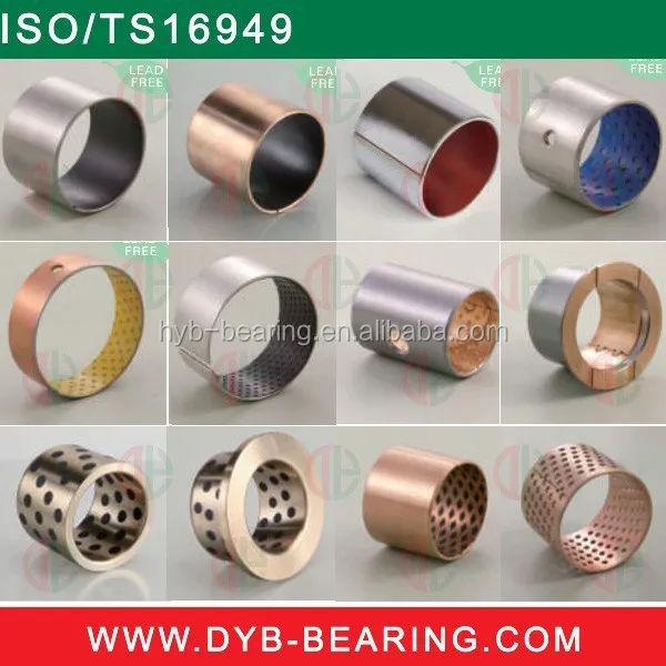 self-lubricate bimetal bushings JF / pap 16 buje sf oilles sf-1 du bushing / oilless guide bush china supplier