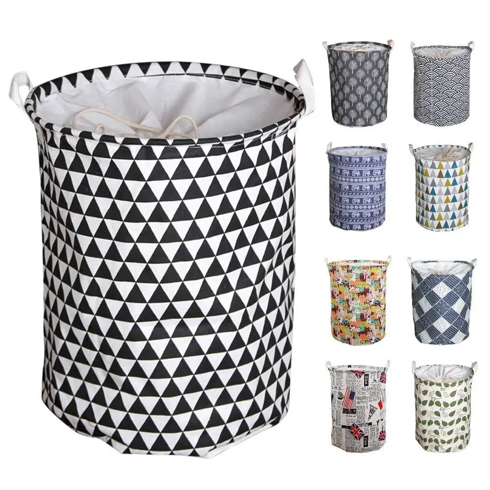 Large Pop-Up Canvas Laundry Hampers