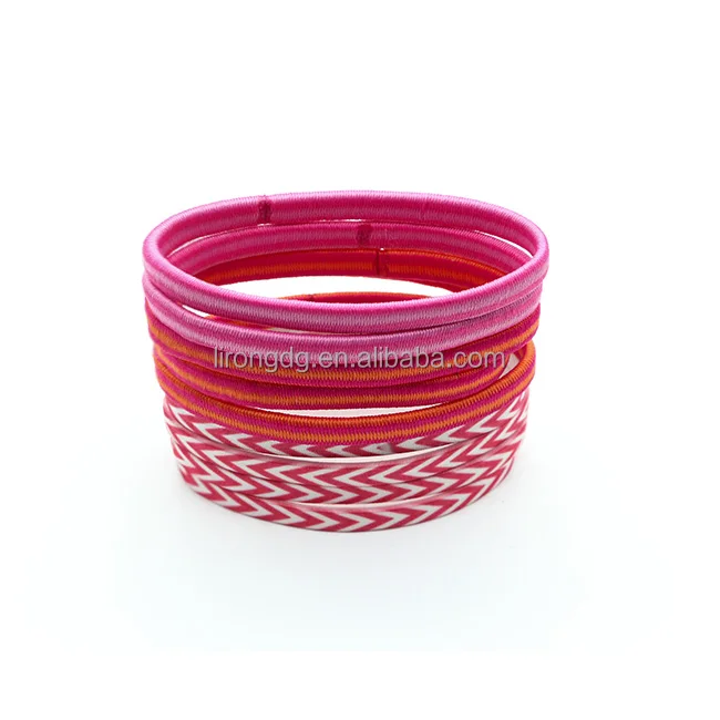 
Simple style elastic hair bands custom multi color accessories woman cheap wholesale 