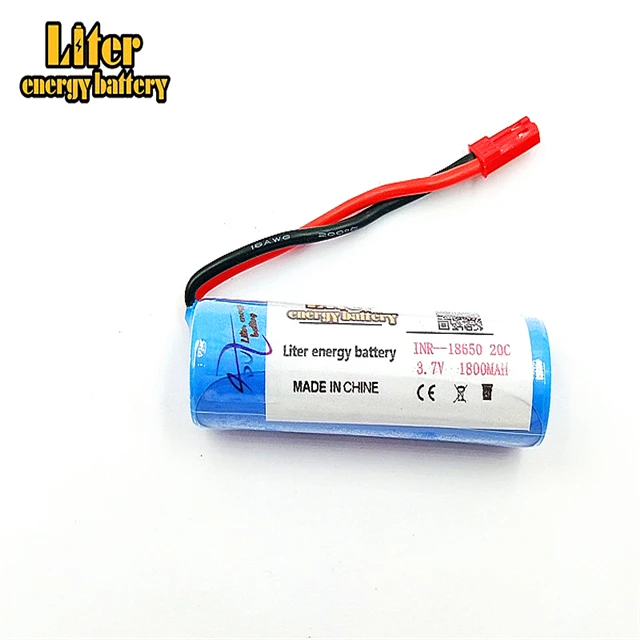 3.7V 1800mAH Remote control helicopter aircraft cylindrical lithium battery 20C discharge iron