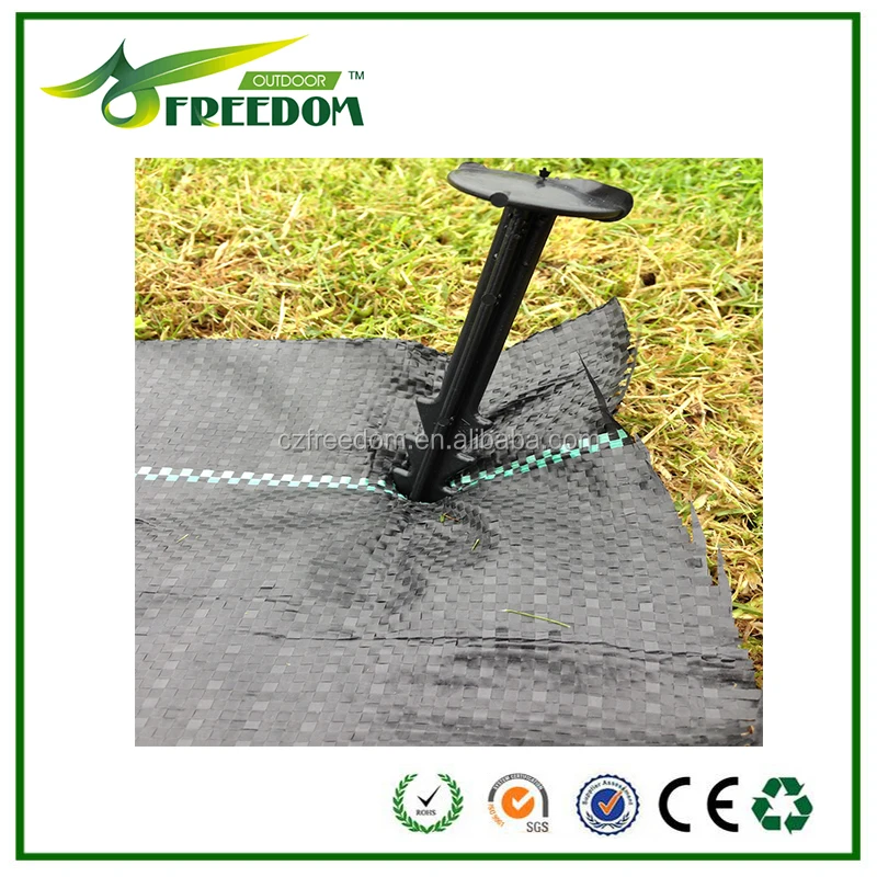 Plastic woven weed mat , PP ground cover ,PP ground mulching netting