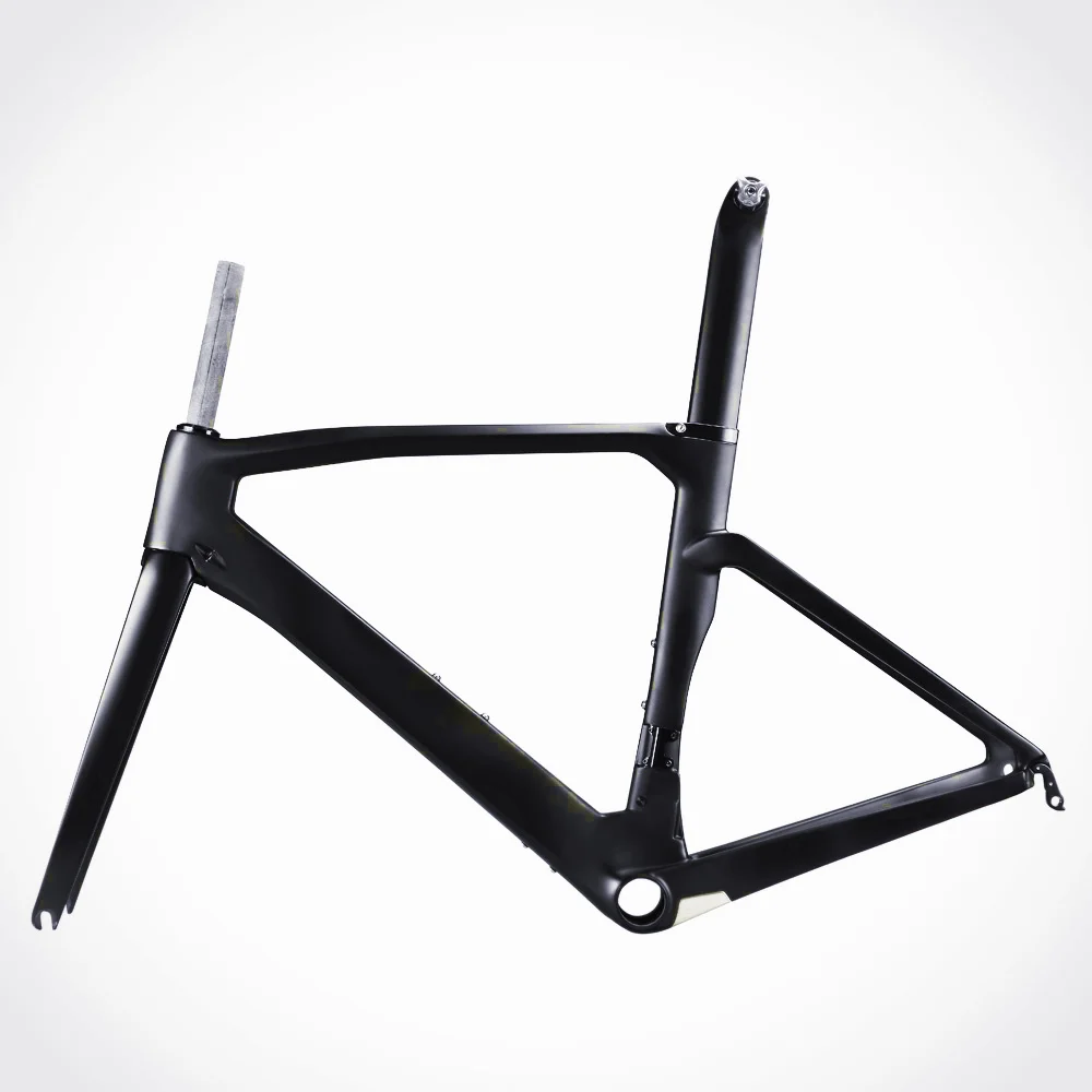 
T700 1.25-1.125 tapered fork BB386 toray carbon fiber road bicycle frame 