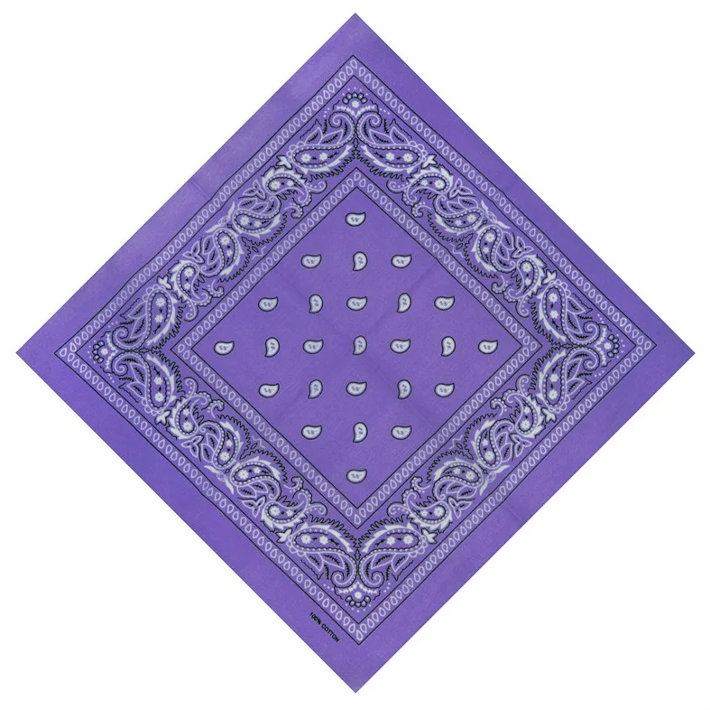 hot sell magic outdoor multifunctional paisley bandana polyester cotton handkerchief