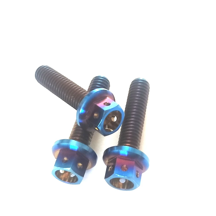 GR5 Titanium bolt Titanium flange Bolt M5 M6 M8 Race Spec in stock with anodized colorful