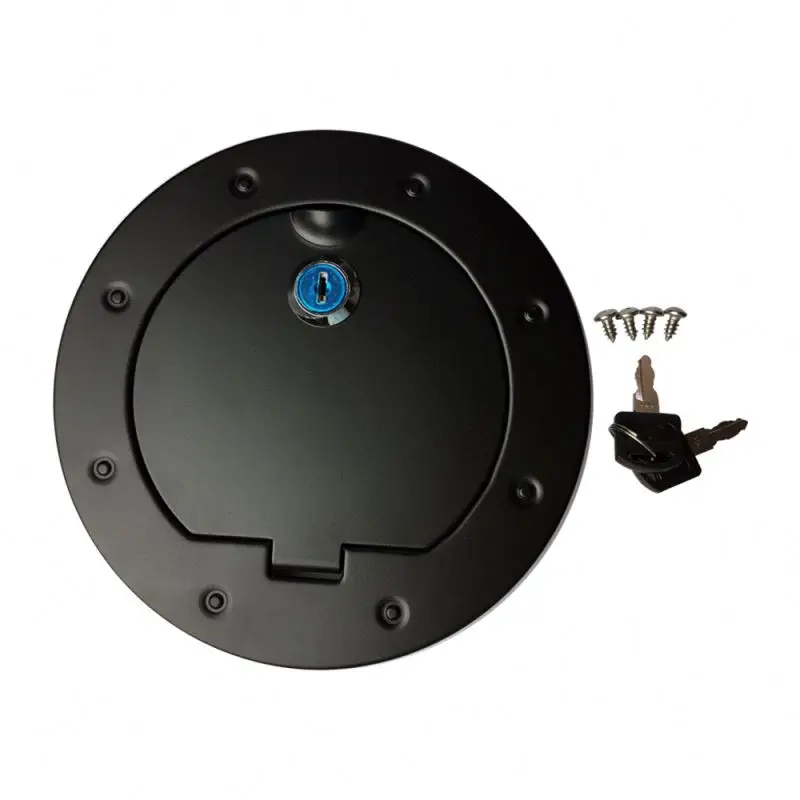 Lantsun J013-2 топливного бака Дверь Крышка батарейного отсека газовый баллон для Jeep wrangler JK 2007-2017 аксессуары для jeep