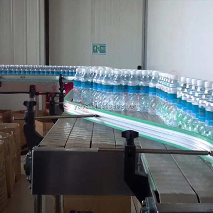 Bottles and Cans Filling Capping Conveyor Transport /Slat Conveyor System Production Line