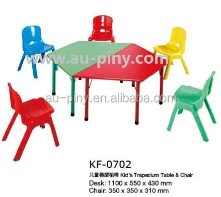 Kindergarten & Nursery School Plastic Table and Chair for Kids & Children, Kindergarten School Furniture