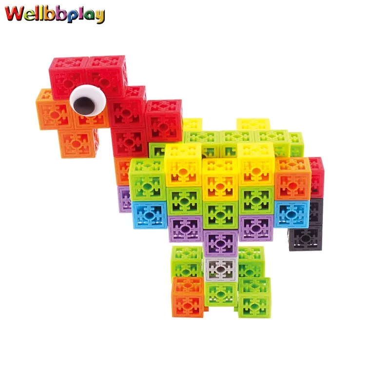2023 Top Selling 3D  Montessori Toys  plastic cubes