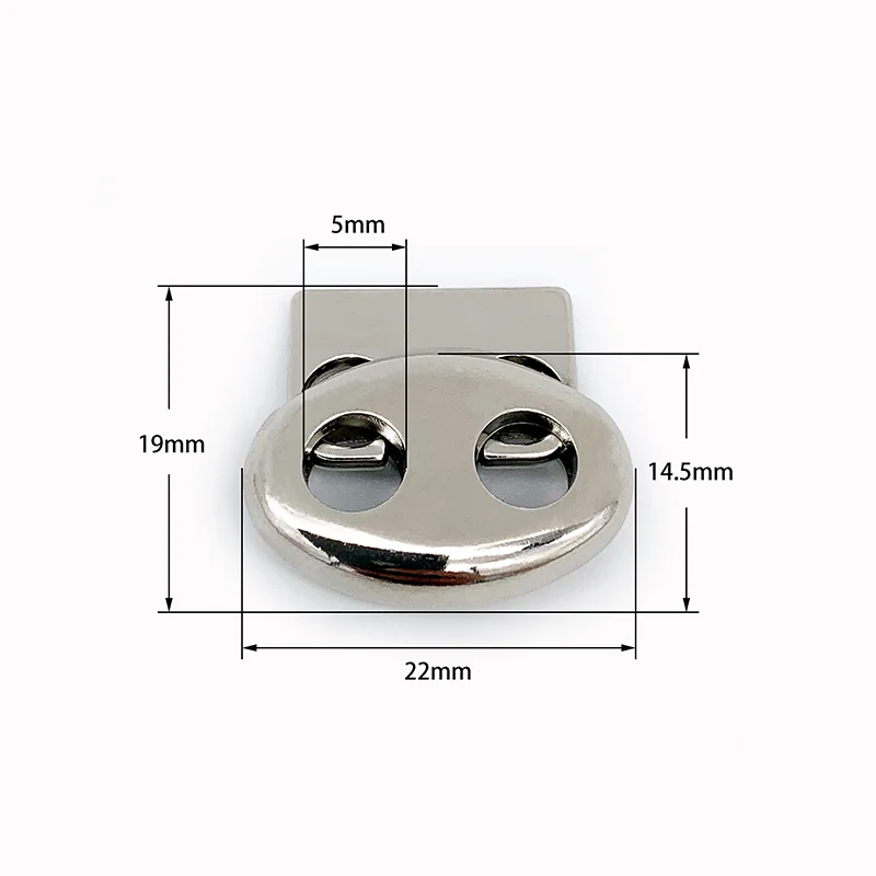 
Factory custom adjustable metal cord stopper end plug cord lock stopper 