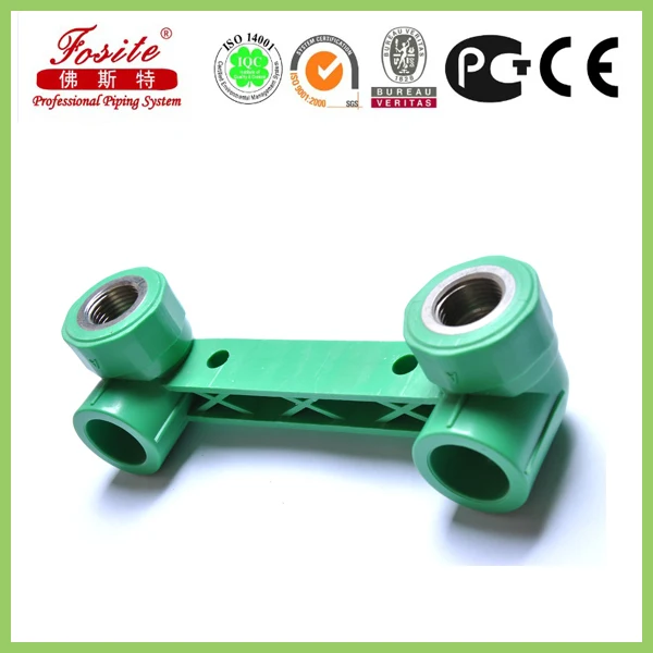 Good quality PPR Double brass Elbow