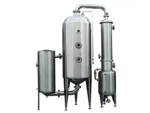 Four-effect salt brine vacuum evaporator