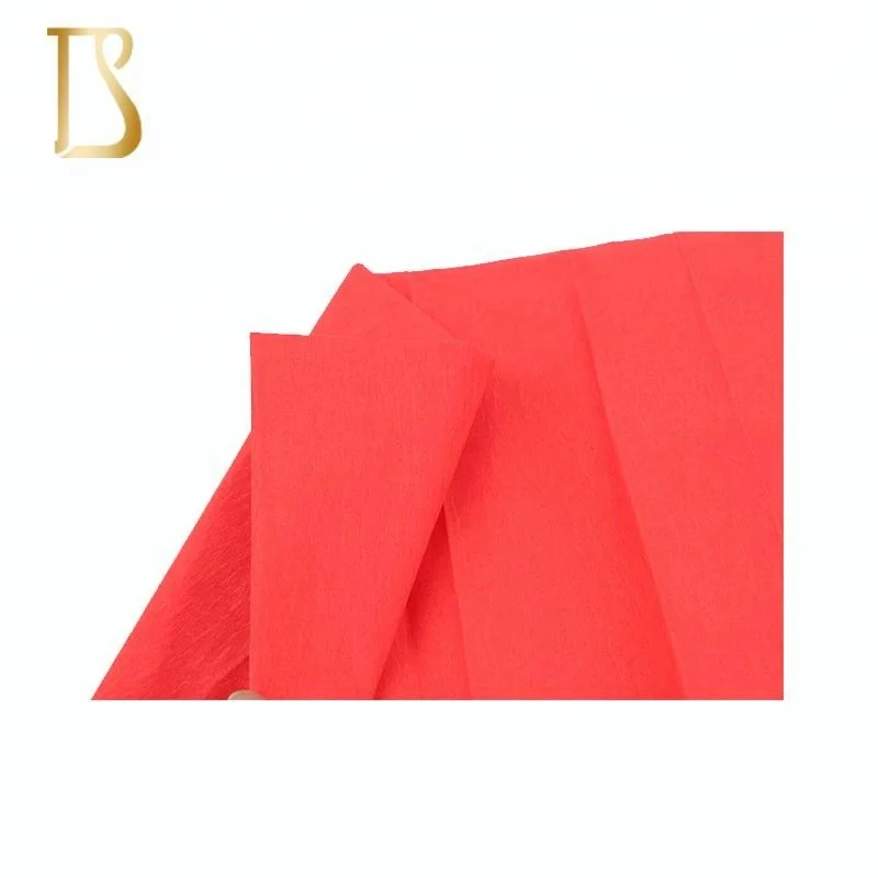 
Gift wrapping patterned crepe paper roll 