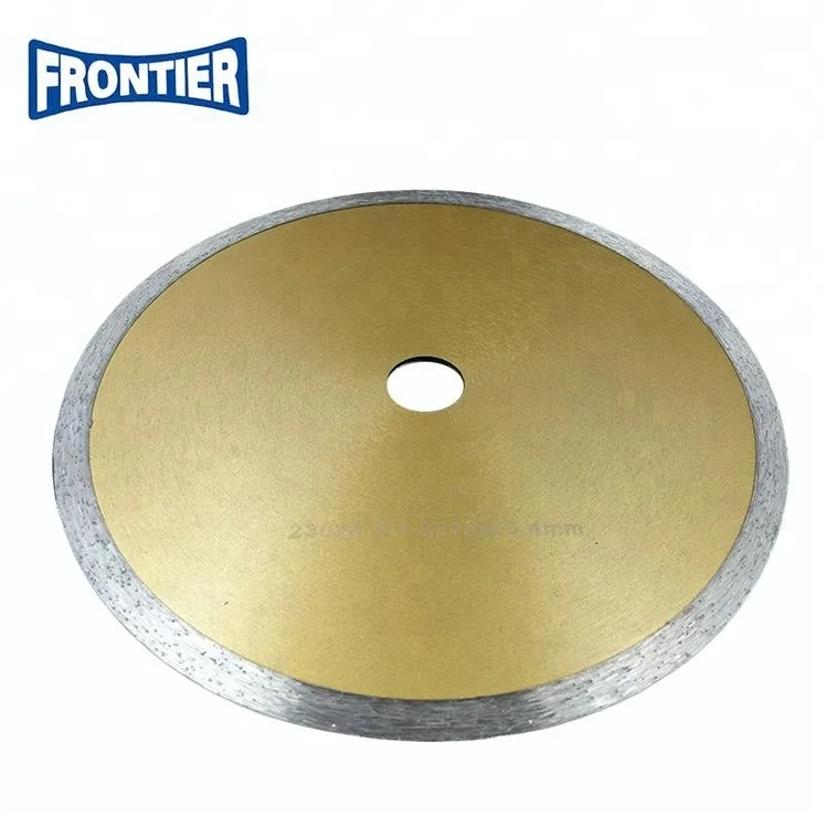 9inch Cold Press diamond Continuous Rim wet cutting saw blade