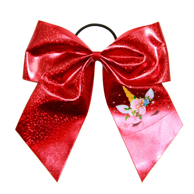 Новый модный дизайн блестящая лента банты для волос