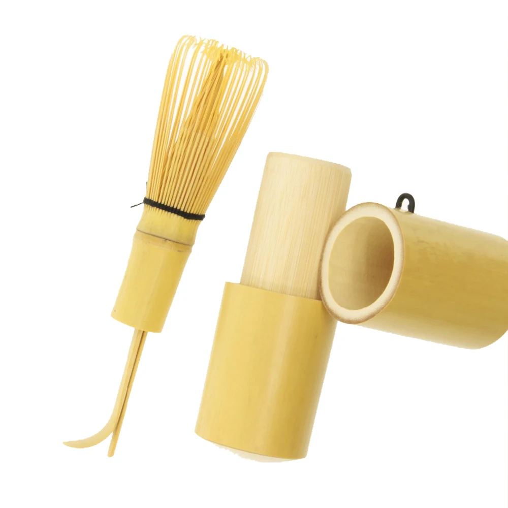 Customized logo Mini Japanese Bamboo Whisk Travel Bamboo Matcha Coffee Whisk Brush Accessories Tea Set/Chasen SetMatcha Kit