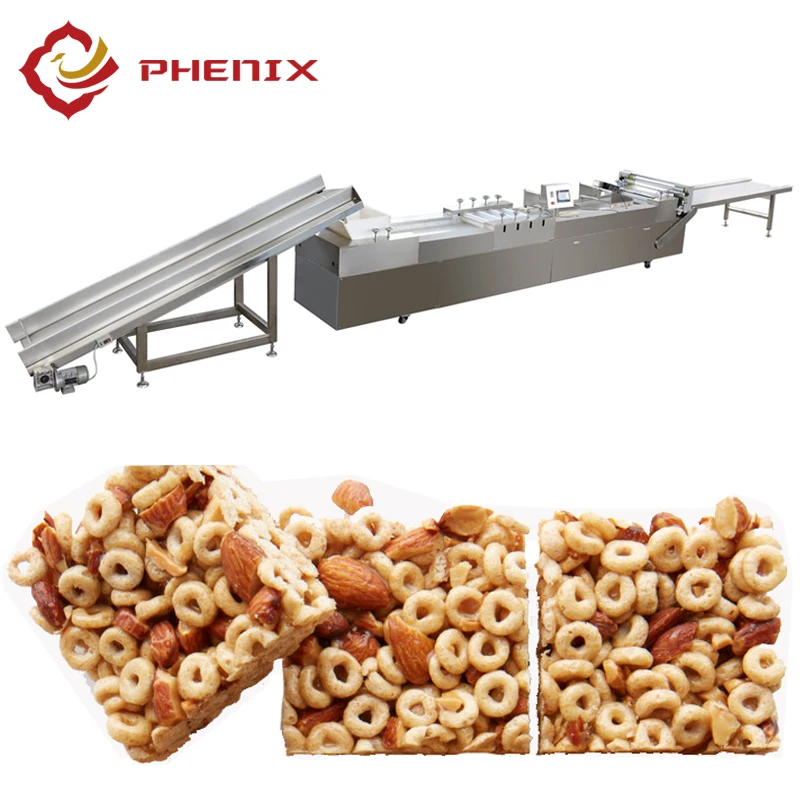Commerical Automatic Cereal Protein Granola Bar Production Line Muesli Bar Making Machine Peanut Candy Machine