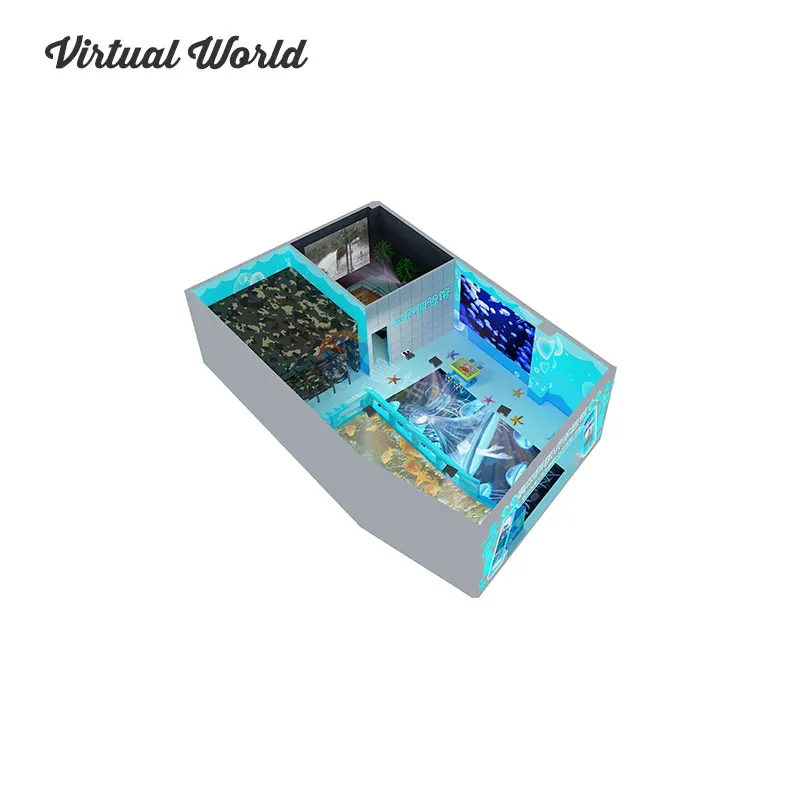 Indoor Amusement Truck Mobile 9D Cinema Game Simulator