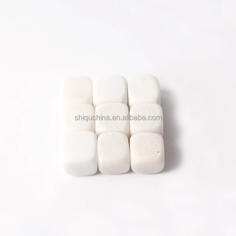 Оптовая продажа Yiwu, белые камни для виски и виски со скругленными углами