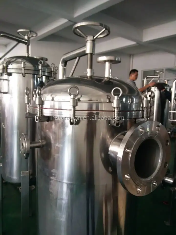 
Food grade multi bag filters used in white sugar water filtration industry 