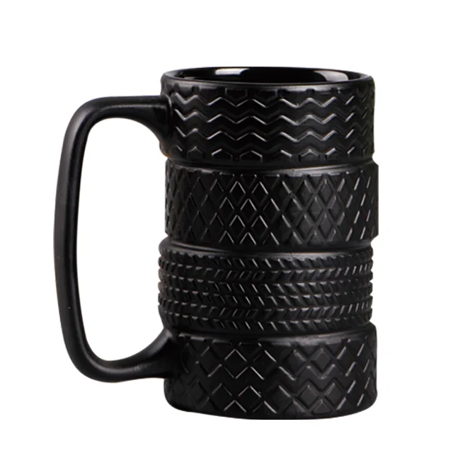 
Newest originality Automobile tire mugs ceramic cup Personalized mug for ceramic mugs 