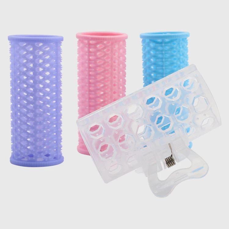 Wholesale cheap soft plastic hair curlers roller for girls small hair roller