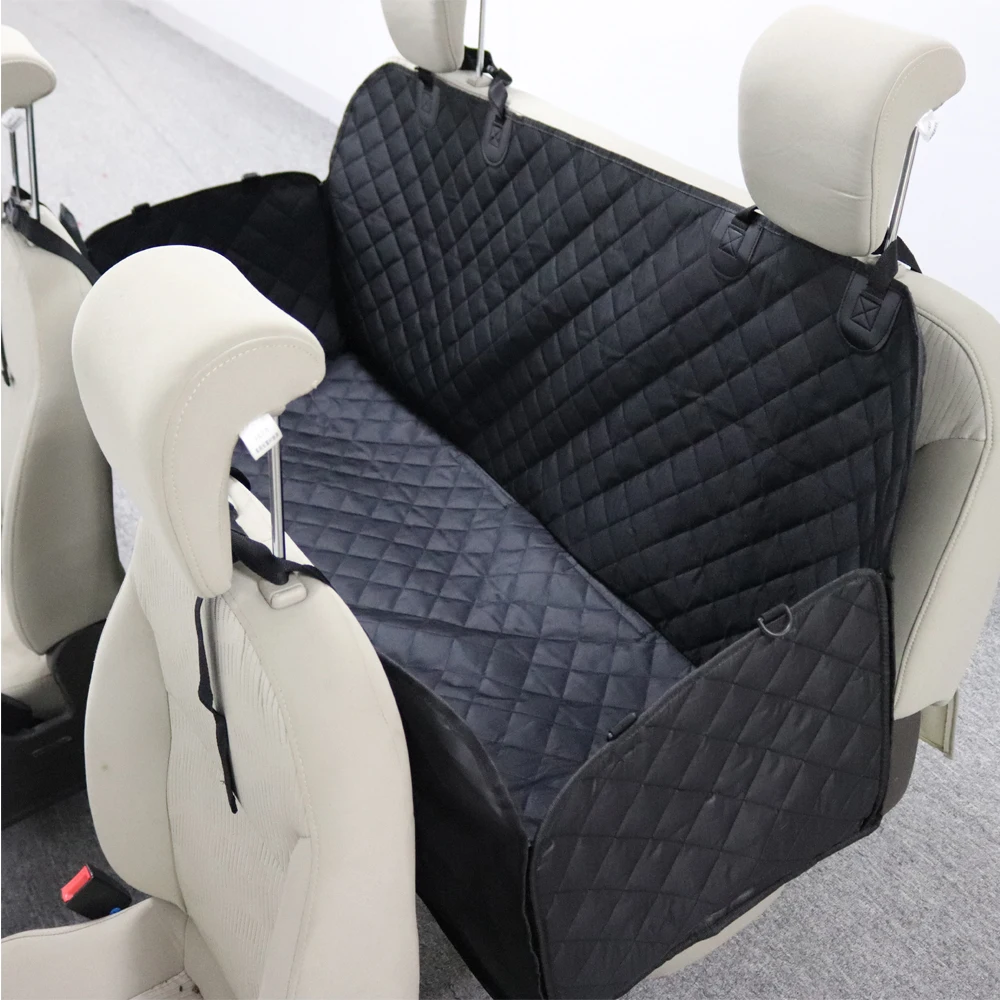 
600D Oxford Fabric Waterproof Dog Car Seat Cover with Mesh Window Pet Travel & Outdoors 