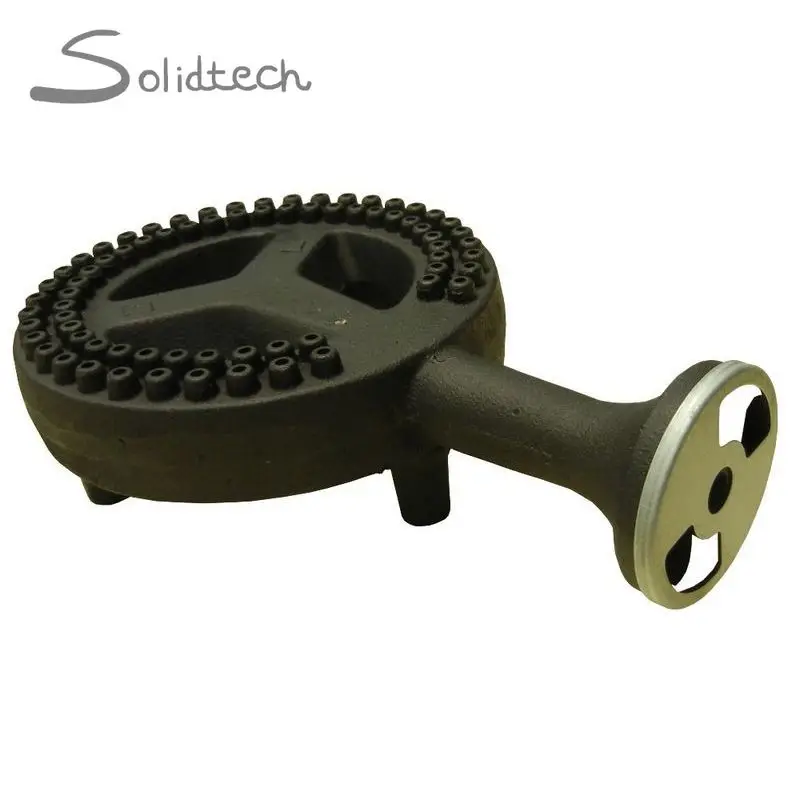 Газовая горелка из чугуна низкого давления для домашнего пивоварения, 6 дюймов