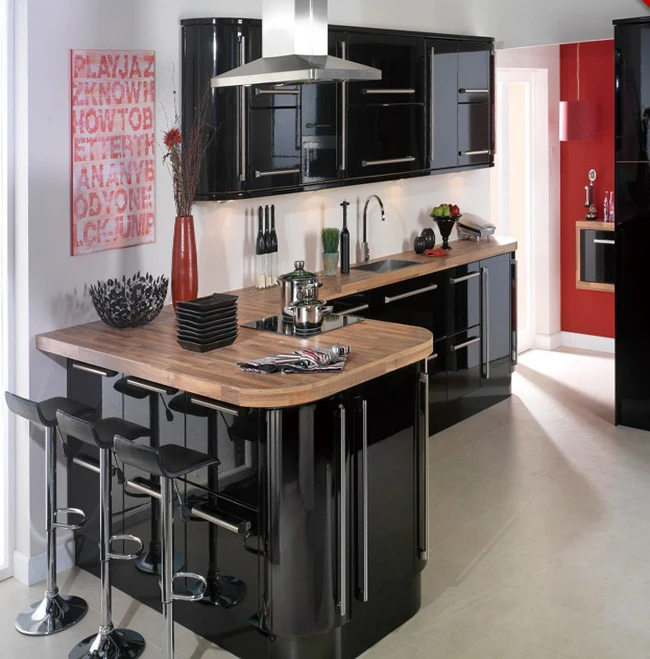 Best sale island cabinet kitchen design with price