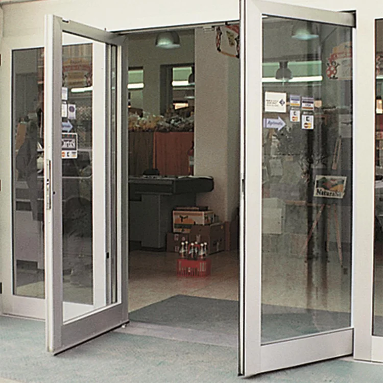 Powder coated energy saving lasted design  double glazing bullet proof doors