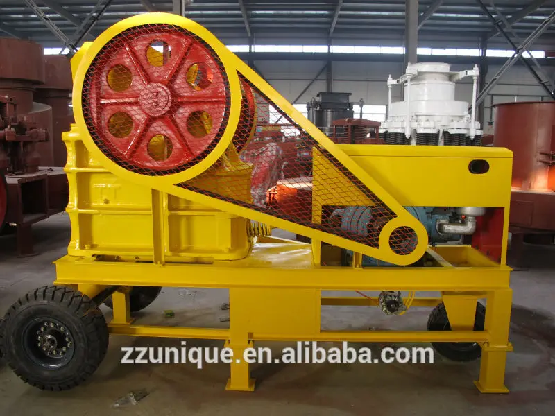 High Quality Portable Small Diesel Engine Jaw Stone Crusher