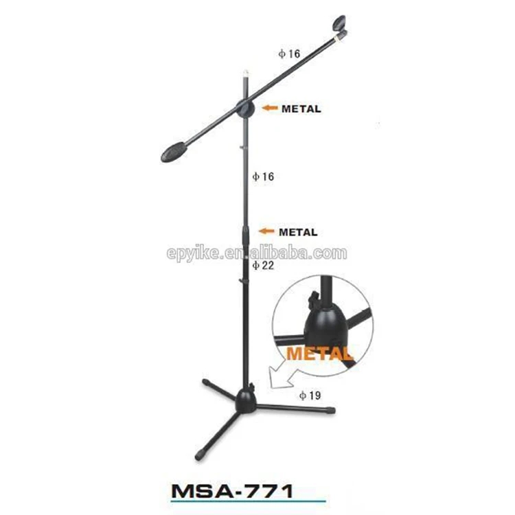 Heavy Duty Tripod Floor All Metal Microphone Stand adjustable sale
