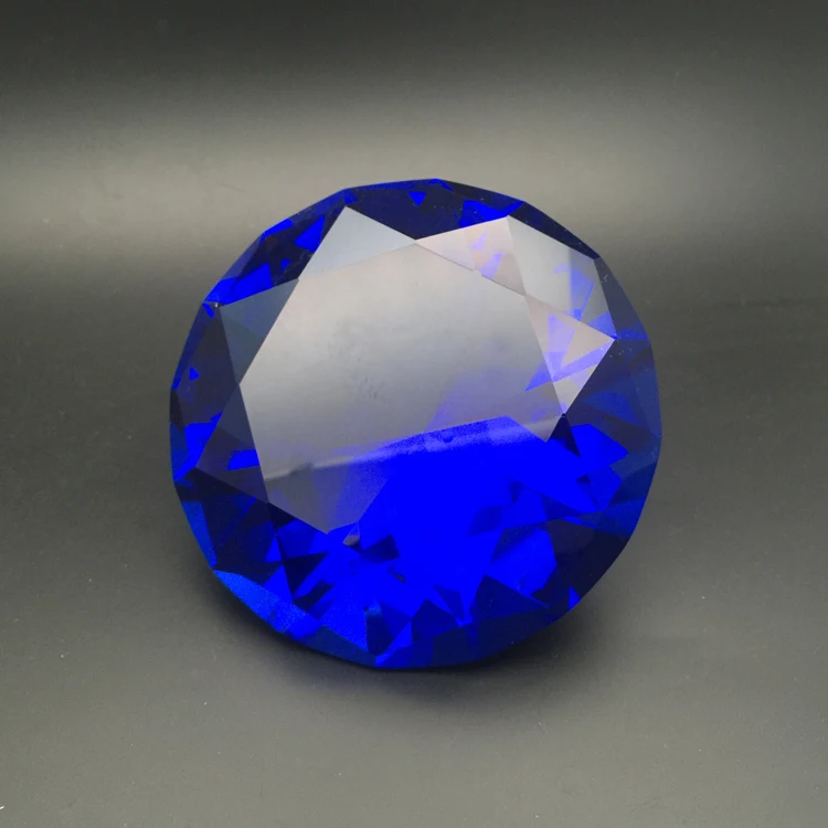Wholesale Cheap Glass Diamond Paperweight Clear Decorative K9 Crystal Diamonds for Home Decoration