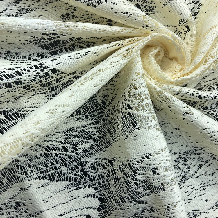 wholesale High Quality Polyester korea lace  curtain fabric