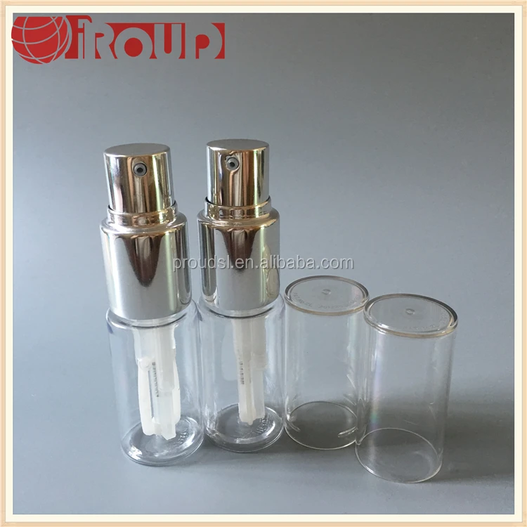 30ML cosmetic silver color empty nails glitter spray bottle