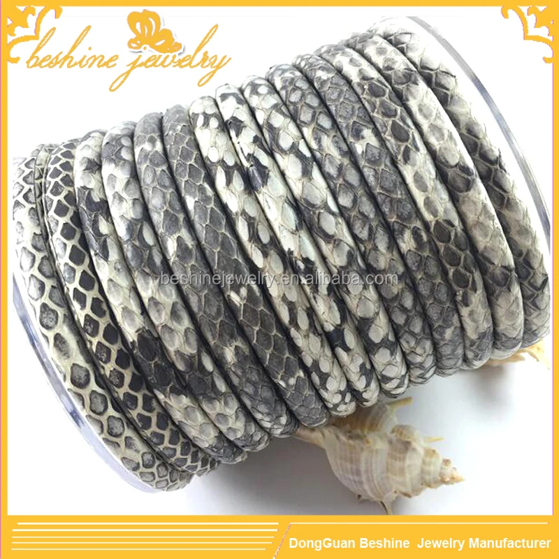 Cords Jewelry Findings Type Python Leather Cord, Necklace Cord