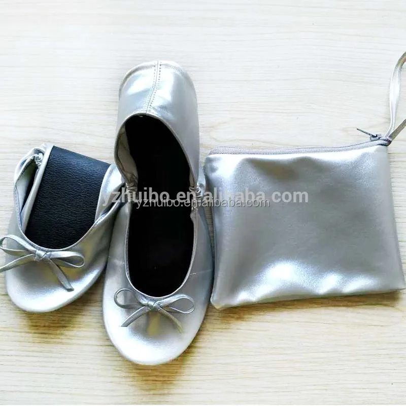 
beautiful and soft fold up ballet flat shoes 