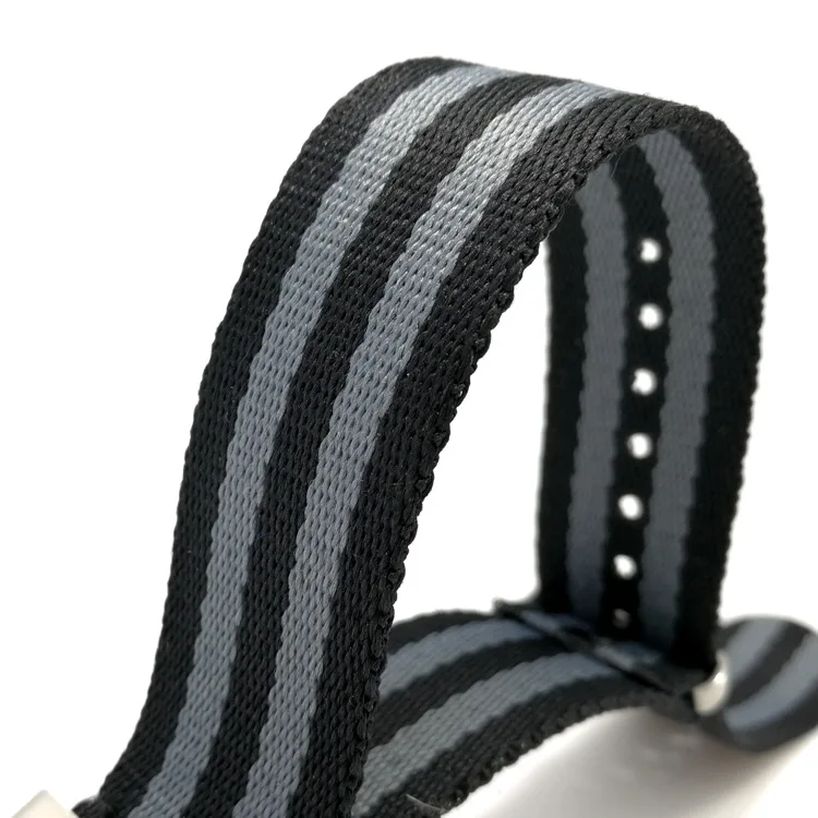 canvas fabric nylon stripped watch straps