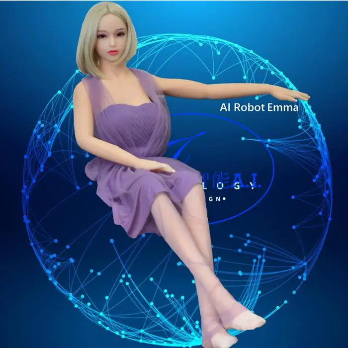 The newest smart artificial intelligent sex robot Emma is not just a silicone sex doll for men